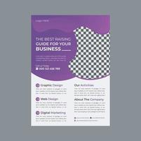 professionelle Business-Flyer-Design-Vorlage vektor