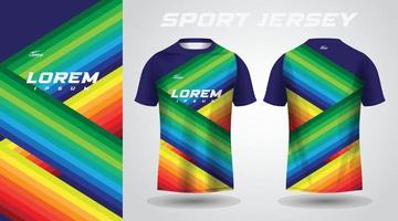 buntes Shirt-Sport-Jersey-Design vektor
