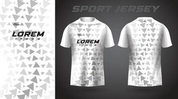 vit t-shirt design av sporttröja vektor