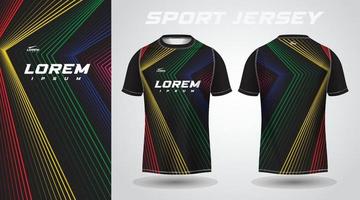 buntes Shirt-Sport-Jersey-Design vektor