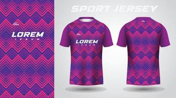 Lila Shirt-Sport-Jersey-Design vektor