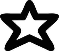 stjärnform ikon vektor