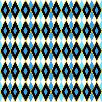 argyle blaues muster nahtloses design vektor