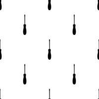 Nahtloses Muster mit Schraubendreher-Symbol. Symbole reparieren. vektorillustration für design, web, verpackungspapier, stoff, tapete. vektor