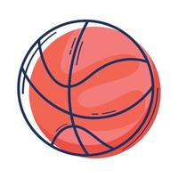 Basketball-Ballon-Sportgeräte vektor