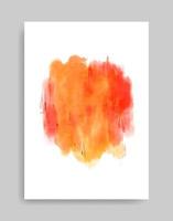 orangefarbener Hintergrund. abstrakte Illustration minimalistischer Stil für Poster, Buchcover, Flyer, Broschüre, Logo. vektor