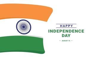 indiens självständighetsdag vektor