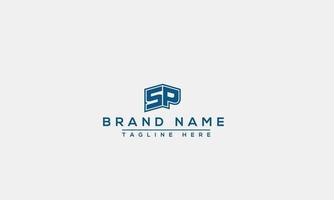 logo design bokstav sp . elegant modern. vektor mall.