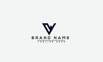 dw-Logo-Design-Vorlage, Vektorgrafik-Branding-Element. vektor