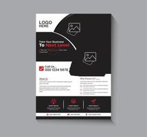 Corporate Business Flyer Design-Vorlage vektor