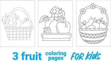 svart och vitt för målarbok, målarbok, frukt och grönsaker för målarbok, citrusfrukter lobule. handritad skiss. vektor illustration isolerad på vit bakgrund. målarbok sida.