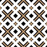 pläd seamless mönster med romb. vektor tyg utskriftsmall. Gingham prydnad i skotsk stil. geometrisk randig matta bakgrund. rutig svart, vit och beige bakgrund.