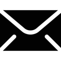 CEO-Mail-Symbol im soliden Stil vektor