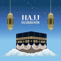 hajj mabrour firande kort vektor