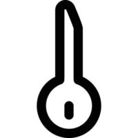 Schlüsselsymbol für Computer- und Hardwarethemen vektor
