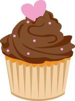 Cupcake-Kuchen-Symbole vektor