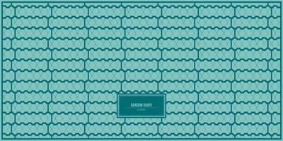 Zufälliges Formmuster horizontal ausgekleidet vektor