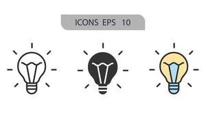 lösa ikoner symbol vektorelement för infographic webben vektor