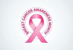 Tag des Brustkrebses. oktober ist brustkrebsmonat. Vektor-Illustration vektor
