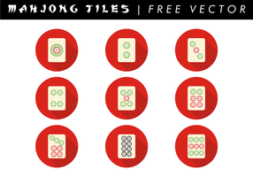 Mahjong Fliesen Free Vector