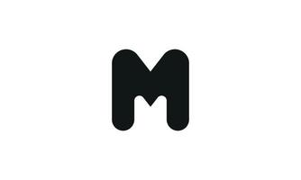Buchstabe m Logo Design kostenlose Vektordatei vektor