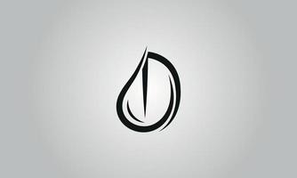 buchstabe d drop logo design kostenlose vektordatei. vektor