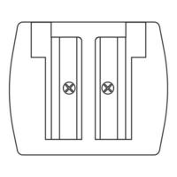 kontur pennvässare isolerad på vit bakgrund. tecknad stil. vektor illustration för någon design.