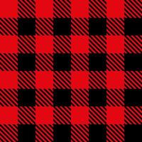 weihnachts- und neujahrsbüffelplaid. Schottisches Muster im schwarzen und roten Käfig. schottischer Käfig. vektor
