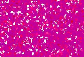 ljus lila, rosa vektor bakgrund med abstrakta former.