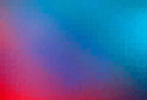 hellblauer, roter Vektor polygonaler Hintergrund.
