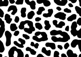 vektor svart leopardmönster djur sömlös. leopardskinn abstrakt för utskrift, skärning och hantverk idealisk för muggar, klistermärken, stenciler, webb, omslag. väggdekaler, heminredning och mer.