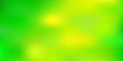 hellgrüne, gelbe Vektor abstrakte Unschärfeschablone.