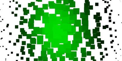 hellgrüne Vektorschablone mit Rechtecken. vektor
