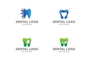 Dental-Logo-Sammlung vektor