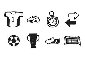 Fußball-Kit Zeichnung Vektoren
