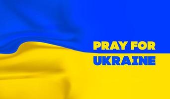 blau-gelbe ukrainische flagge mit stoppkrieg in ukrainischer schrift. russische aggression gegen die ukraine stoppen. vektor
