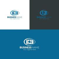 iei ikoniska business logo design vektor illustration