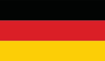 vektor illustration av tyska flaggan.