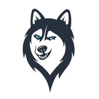 siberian husky klistermärke vektor