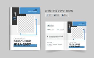 företagsföretag broschyr omslagsmall. företagsomslag design tema layout abstrakt färgglada kreativa och moderna sidor tema vektor