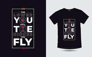 motiverande citat kreativ typografi modern t-shirt design vektor