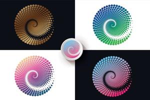 abstraktes Logo-Design, Vektor-Logo-Vorlage, abstrakt, Mandala vektor