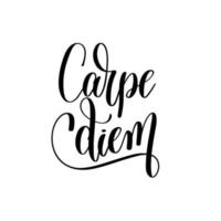 carpe diem.can für T-Shirt-Druck, Tassendruck, Kissen, Modedruckdesign, Kinderbekleidung, Babyparty, Gruß und Postkarte verwendet werden. T-Shirt-Design vektor