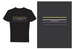 einfaches T-Shirt, minimalistisches T-Shirt, minimalistisches Hemd, einfaches Hemd, minimaler Lebensstil, Rave-Kultur, Geschenk für minimalistische Menschen, einfach vektor