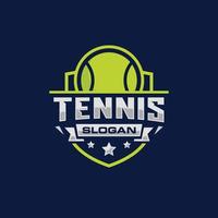 tennis emblem logotyp design vektorillustration vektor