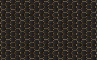 luxuriöser hexagonmusterhintergrund vektor