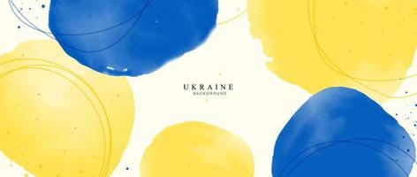 Hintergrund der abstrakten Künste für die Ukraine. Vektordesign vektor
