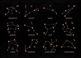 zodiaken konstellation vektor