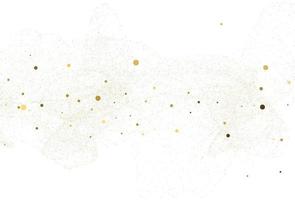 hellgoldglitter runder Konfetti-Hintergrund. vektor