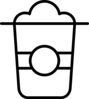 Symbol für die Frappe-Linie vektor